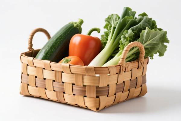 Other vegetable materials plaiting storage basket
