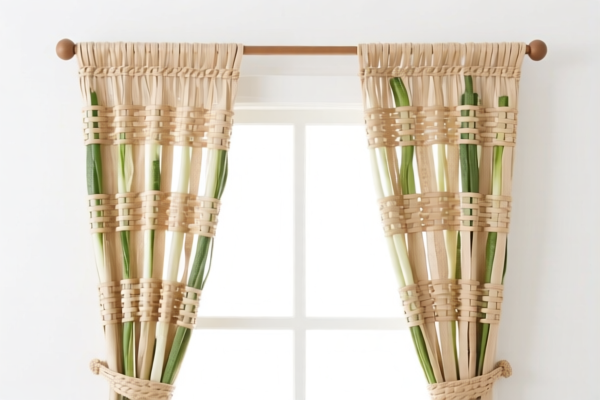 Other Vegetable Fiber Plaited Window Curtains