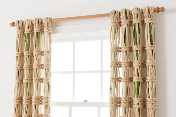 Other Vegetable Fiber Plaited Window Curtains