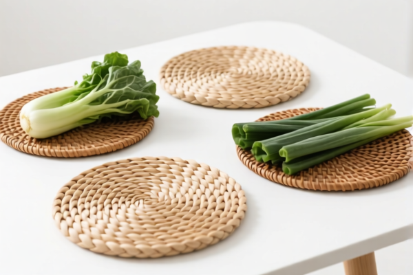 Other Vegetable Material Plaited Coffee Table Mats