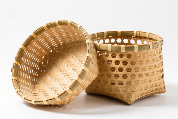 Large Bamboo Fishing Baskets