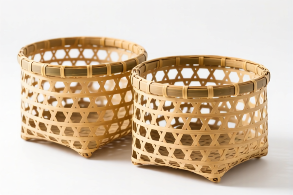 Large Bamboo Fishing Baskets