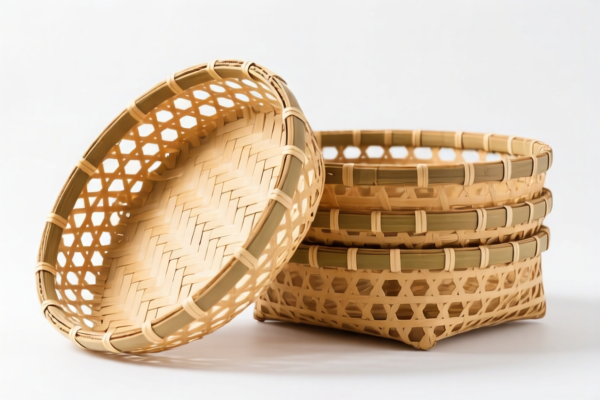 Large Bamboo Fishing Baskets