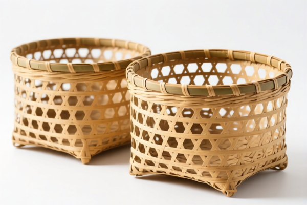 Large Bamboo Fishing Baskets