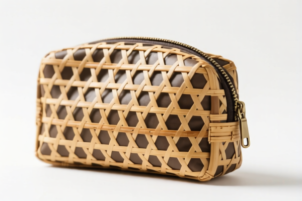 Bamboo Woven Cosmetic Bag