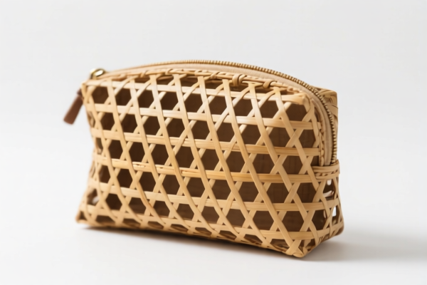 Bamboo Woven Cosmetic Bag