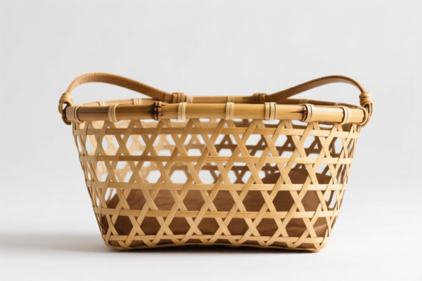 Bamboo Woven Flat Bag