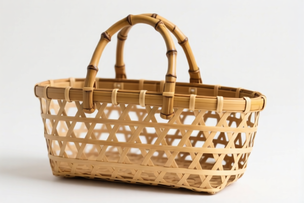 Bamboo Woven Flat Bag