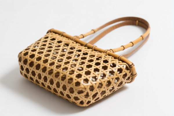 Bamboo Woven Flat Bag