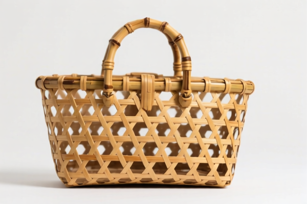 Bamboo Woven Handbag