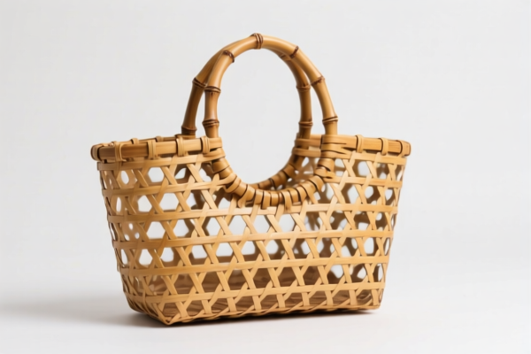 Bamboo Woven Handbag