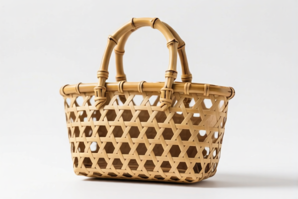 Bamboo Woven Handbag