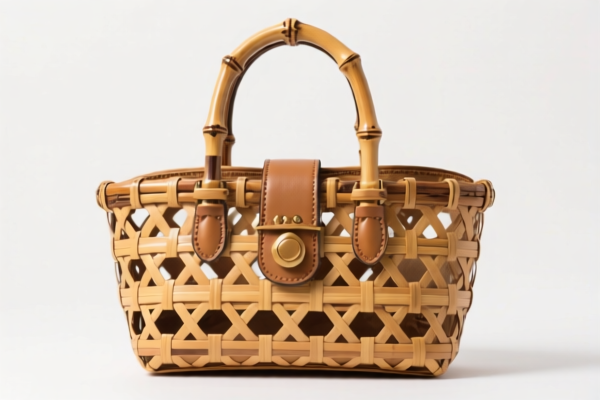 Bamboo Woven Ladies Handbag