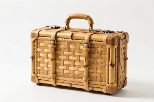 Bamboo Woven Luggage