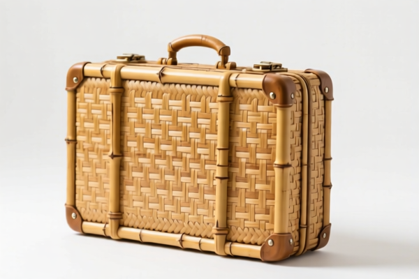 Bamboo Woven Luggage