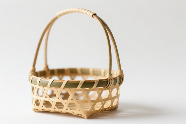 Bamboo Handheld Basket