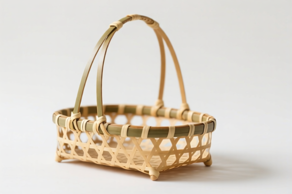Bamboo Handheld Basket