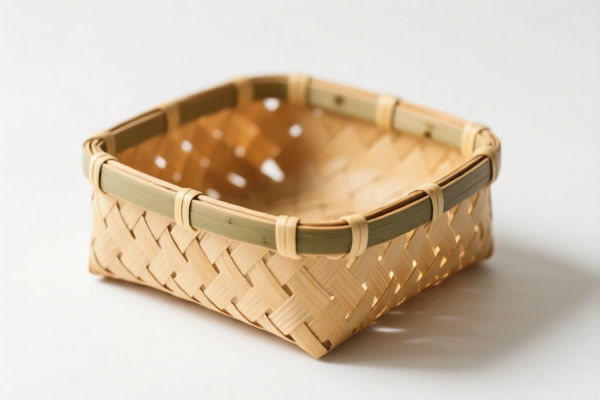 Bamboo Square Basket