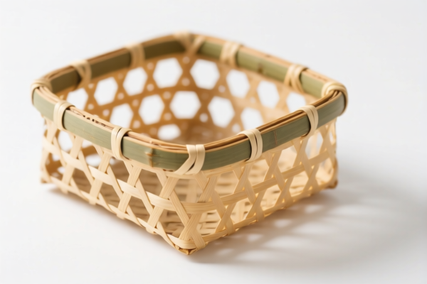 Bamboo Square Basket