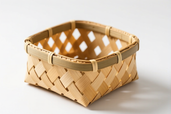 Bamboo Square Basket