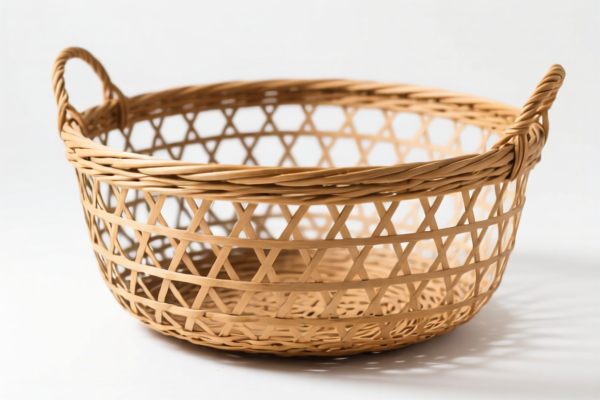 Large Rattan Fishing Basket