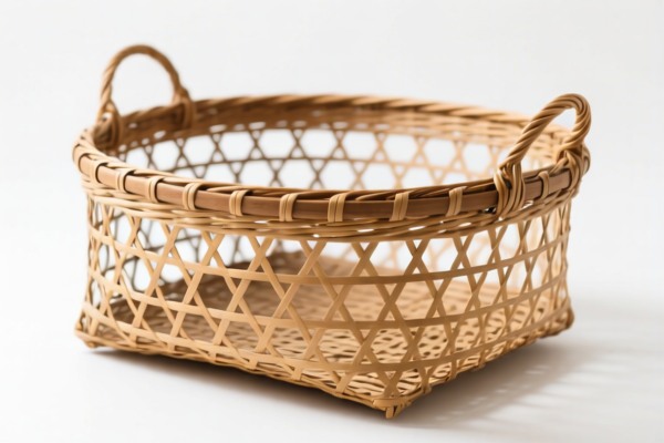 Large Rattan Fishing Basket