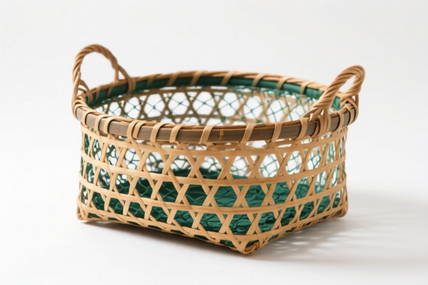 Rustic Style Rattan Fishing Basket