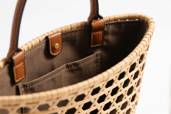 Rattan Handbag Inner Pocket