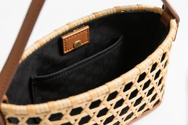 Rattan Handbag Inner Pocket
