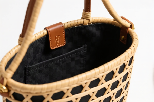 Rattan Handbag Inner Pocket