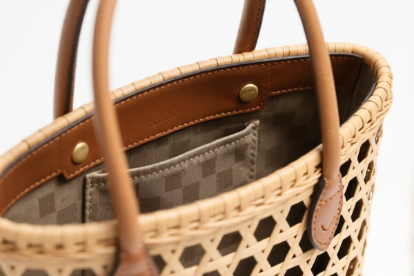 Rattan Handbag Inner Pocket