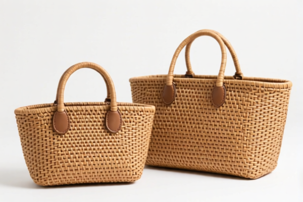 Rattan Flat Bags