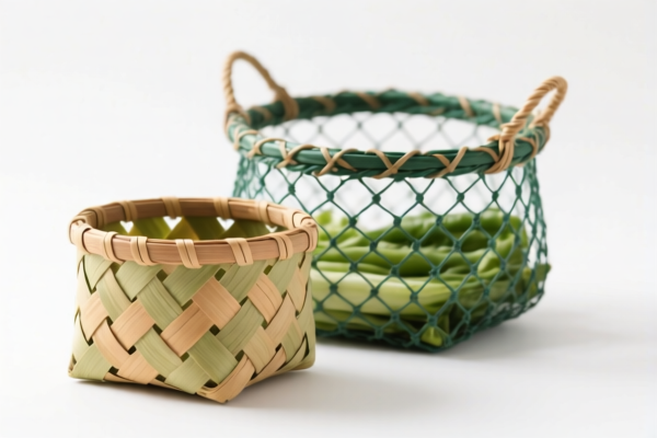 Vegetable Fiber Woven Fishing Baskets