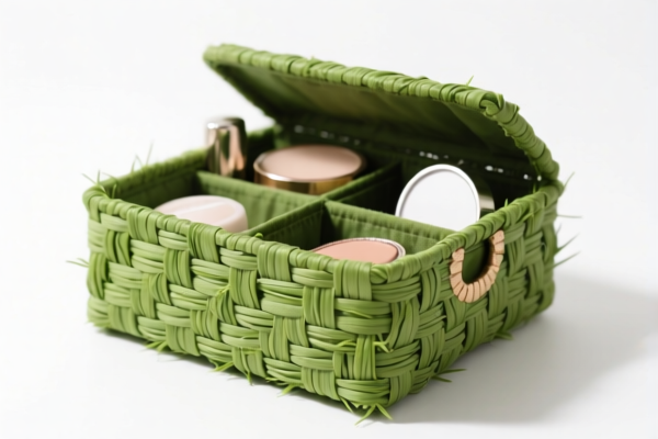 Grass Woven Cosmetic Storage Basket