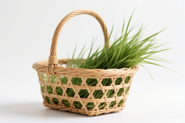 Grass Woven Shopping Basket