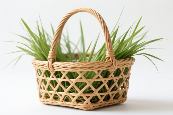 Grass Woven Shopping Basket