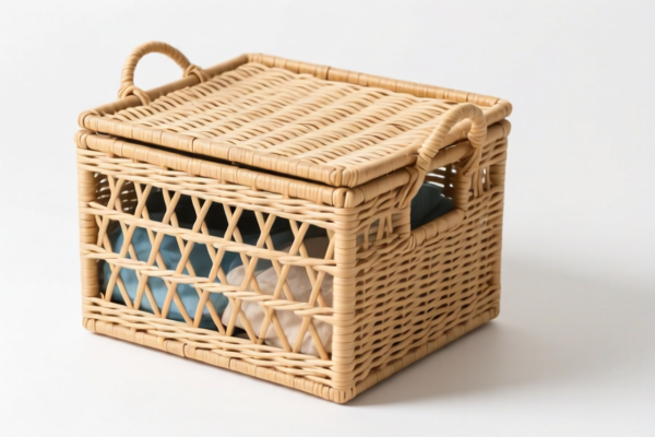 Rattan Woven Clothing Storage Basket