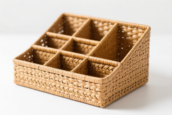 Rattan Woven Organizer Basket
