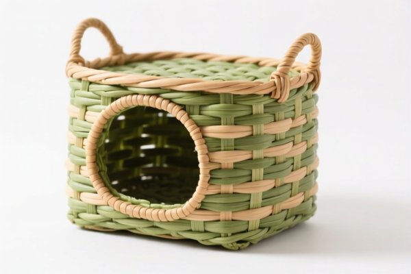 Vegetable Fiber Woven Pet Basket