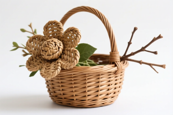 Willow Woven Flower Basket