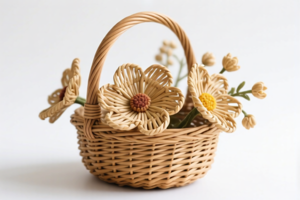 Willow Woven Flower Basket