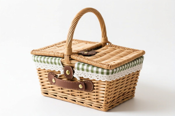 Willow Woven Picnic Basket