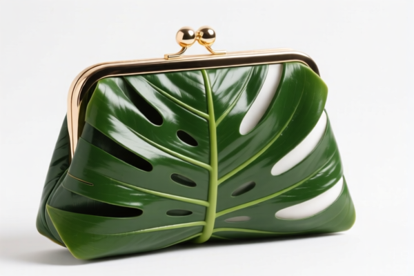 Palm Leaf Clutch