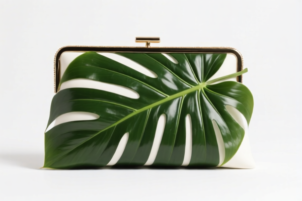 Palm Leaf Clutch