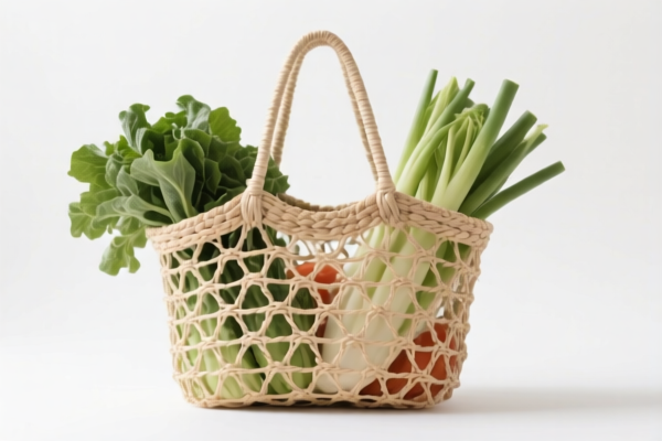 Vegetable Fiber Woven Carry Bag