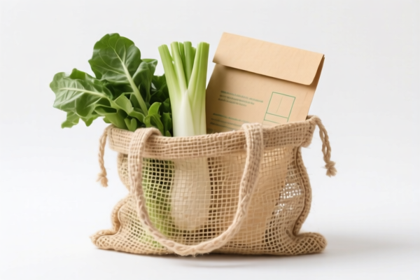 Vegetable Fiber Woven Document Bag