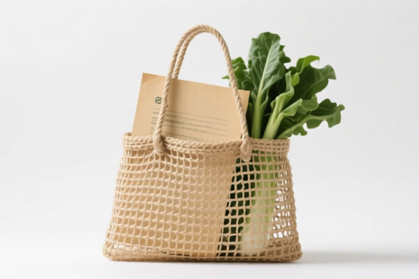 Vegetable Fiber Woven Document Bag