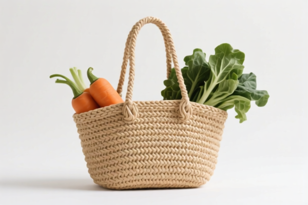 Vegetable Fiber Woven Handbag