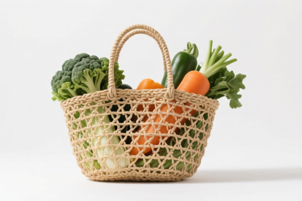 Vegetable Fiber Woven Handbag