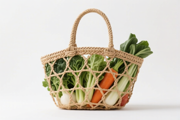 Vegetable Fiber Woven Handbag